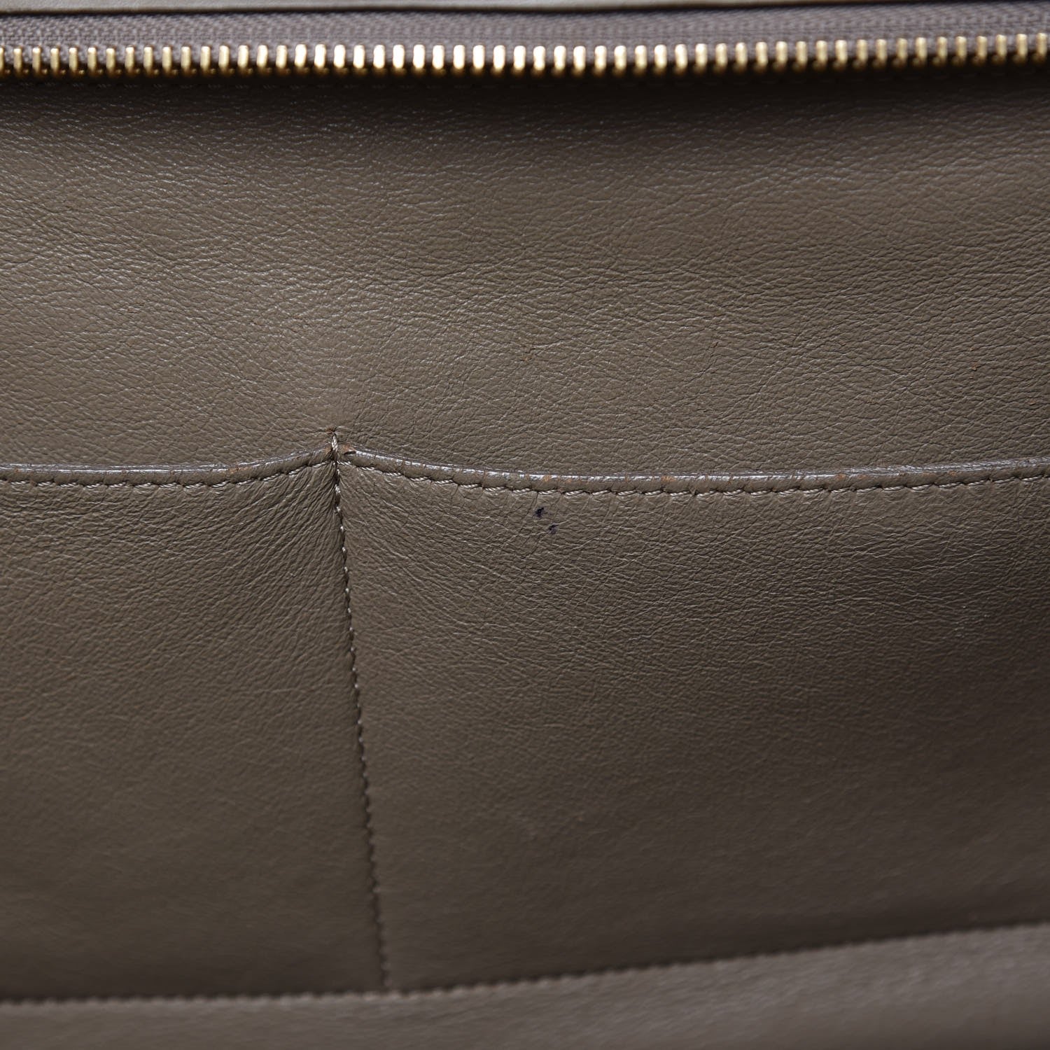Celine Calfskin Suede Whipsnake Medium Trapeze Taupe 9 of 18