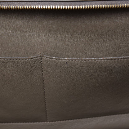 Celine Calfskin Suede Whipsnake Medium Trapeze Taupe 9 of 18