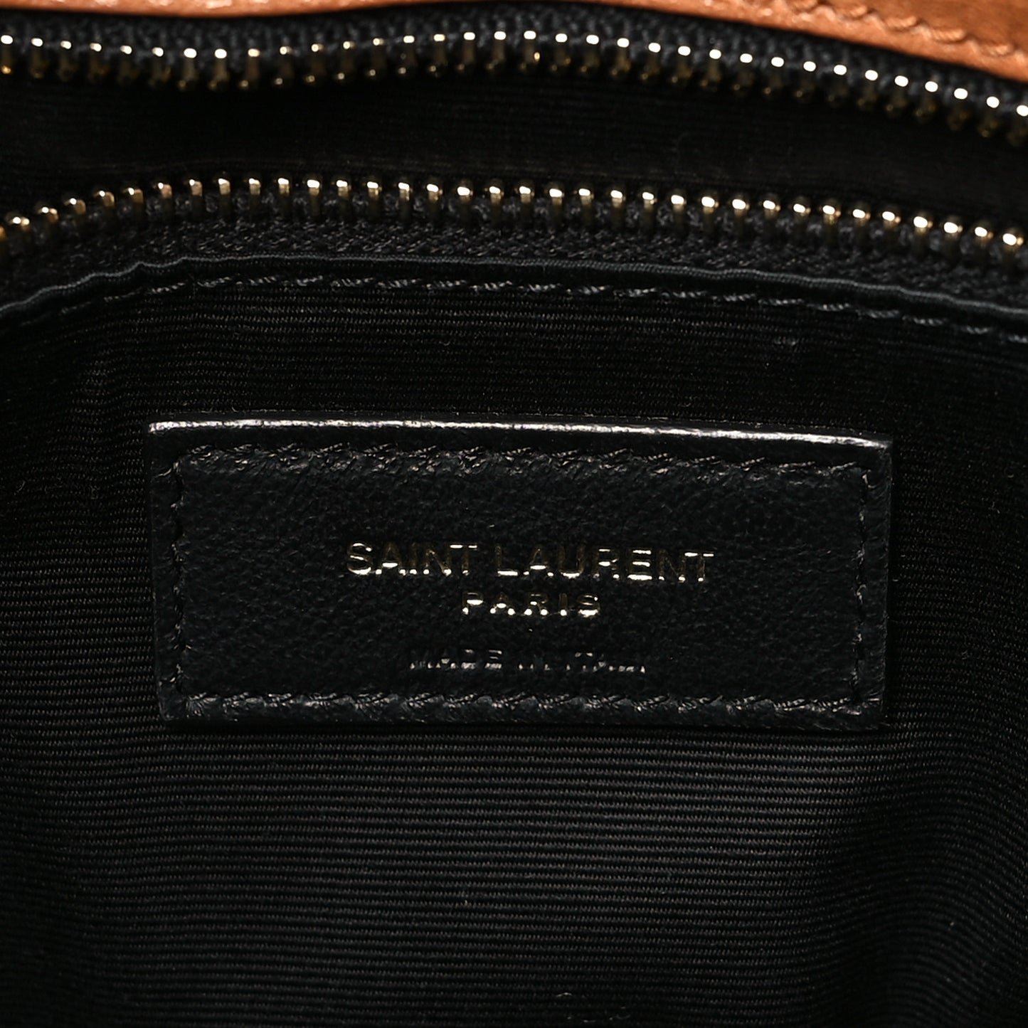 Crinkled Calfskin Matelasse Monogram Medium Niki Chain Satchel Caramel