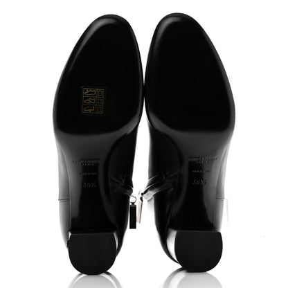Saint Laurent Nappa Vendome Loulou Ankle Zip Boot 36.5 Black 5 of 9