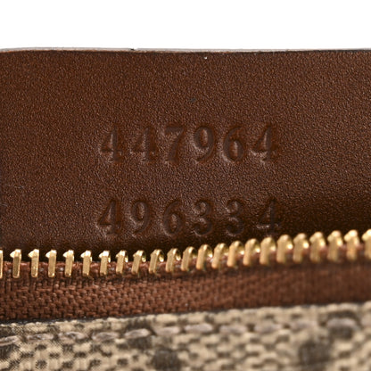 Gucci GG Supreme Monogram Key Case Brown 7 of 9