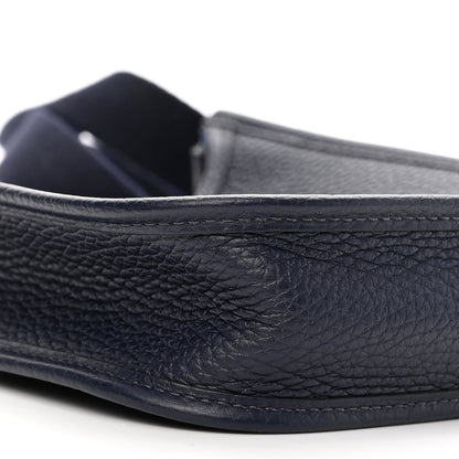Hermes Taurillon Clemence Evelyne TPM Bleu Nuit 8 of 10