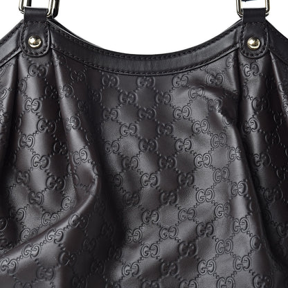 Gucci Guccissima Vitello Tender Large Sukey Tote Testa di Moro 8 of 10