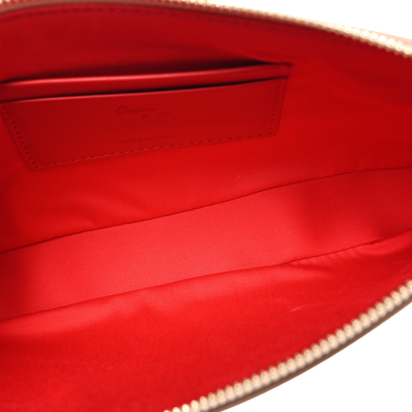 Metallic Nappa Loubila Shoulder Bag Leche