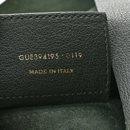 Saint Laurent Calfskin Large Shopping Tote Dark Green 9 of 13