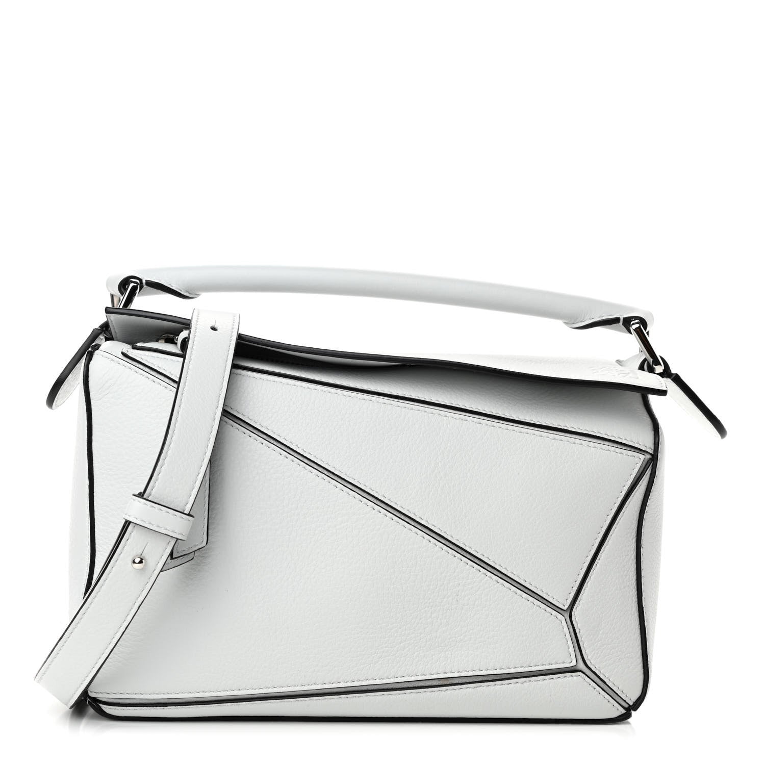 Loewe Calfskin Small Puzzle Bag Kaolin 1 of 4