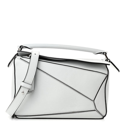 Loewe Calfskin Small Puzzle Bag Kaolin 1 of 4