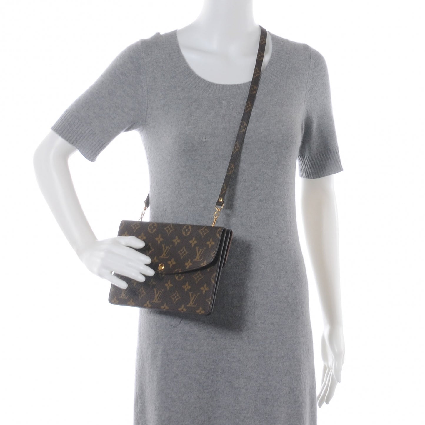 Monogram Pochette Double Rabat