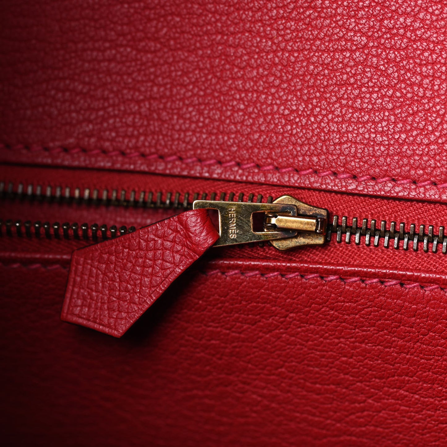 Epsom Birkin 30 Rouge Casaque