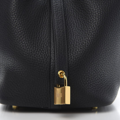 Hermes Taurillon Clemence Picotin Lock 18 PM Black 10 of 10