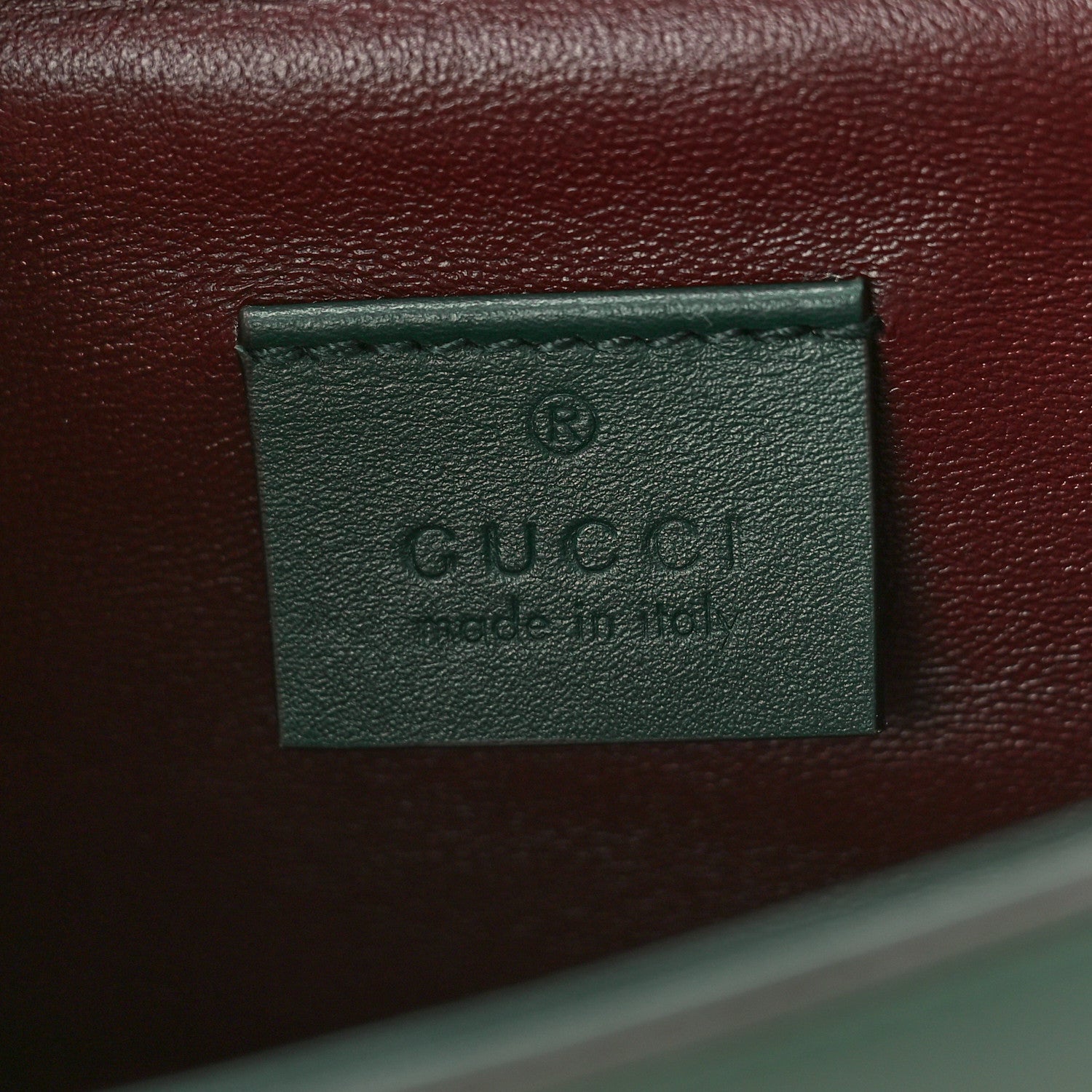Gucci Smooth Calfskin Mini Zumi Shoulder Bag Vintage Green 6 of 9