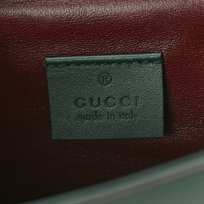 Gucci Smooth Calfskin Mini Zumi Shoulder Bag Vintage Green 6 of 9
