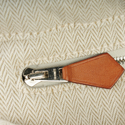 Hermes Canvas Barenia Fourbi 25 MM Pouch Naturel Fauve 5 of 8