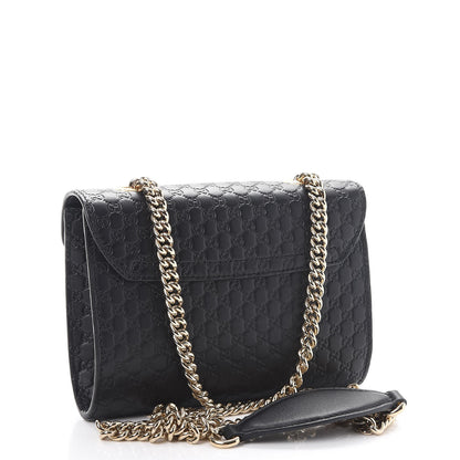 Gucci Microguccissima Mini Emily Shoulder Bag Black 3 of 7