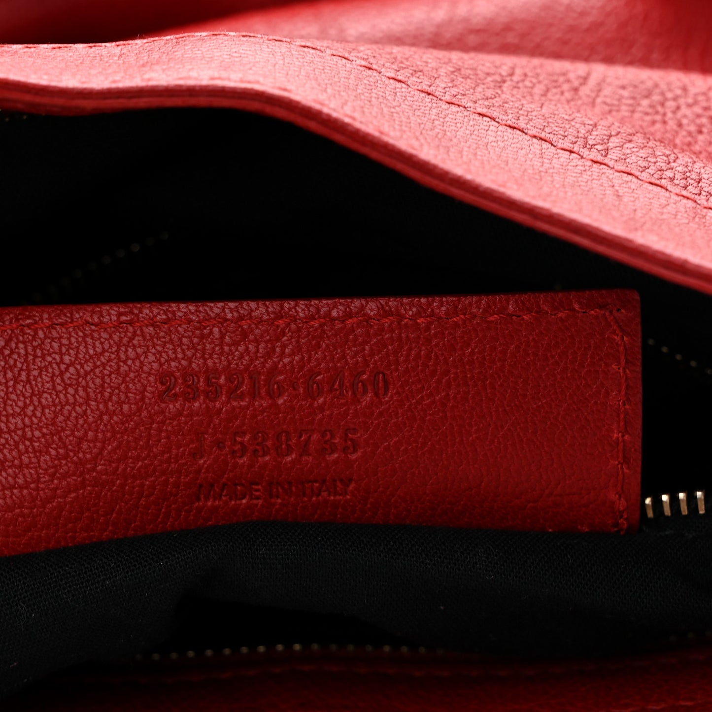 Sugar Goatskin Classic Gold Hardware Velo Rouge Coquelicot