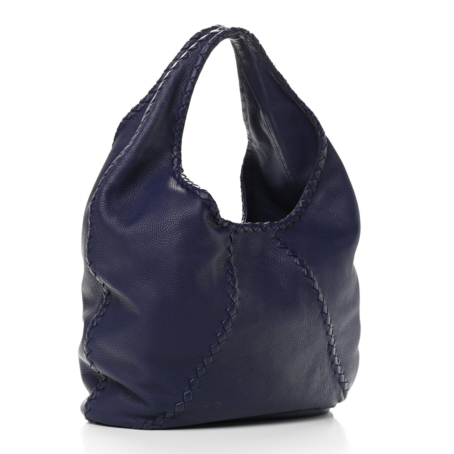 Bottega Veneta Cervo Deerskin Large Hobo Denim 4 of 16