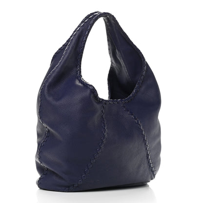 Bottega Veneta Cervo Deerskin Large Hobo Denim 4 of 16
