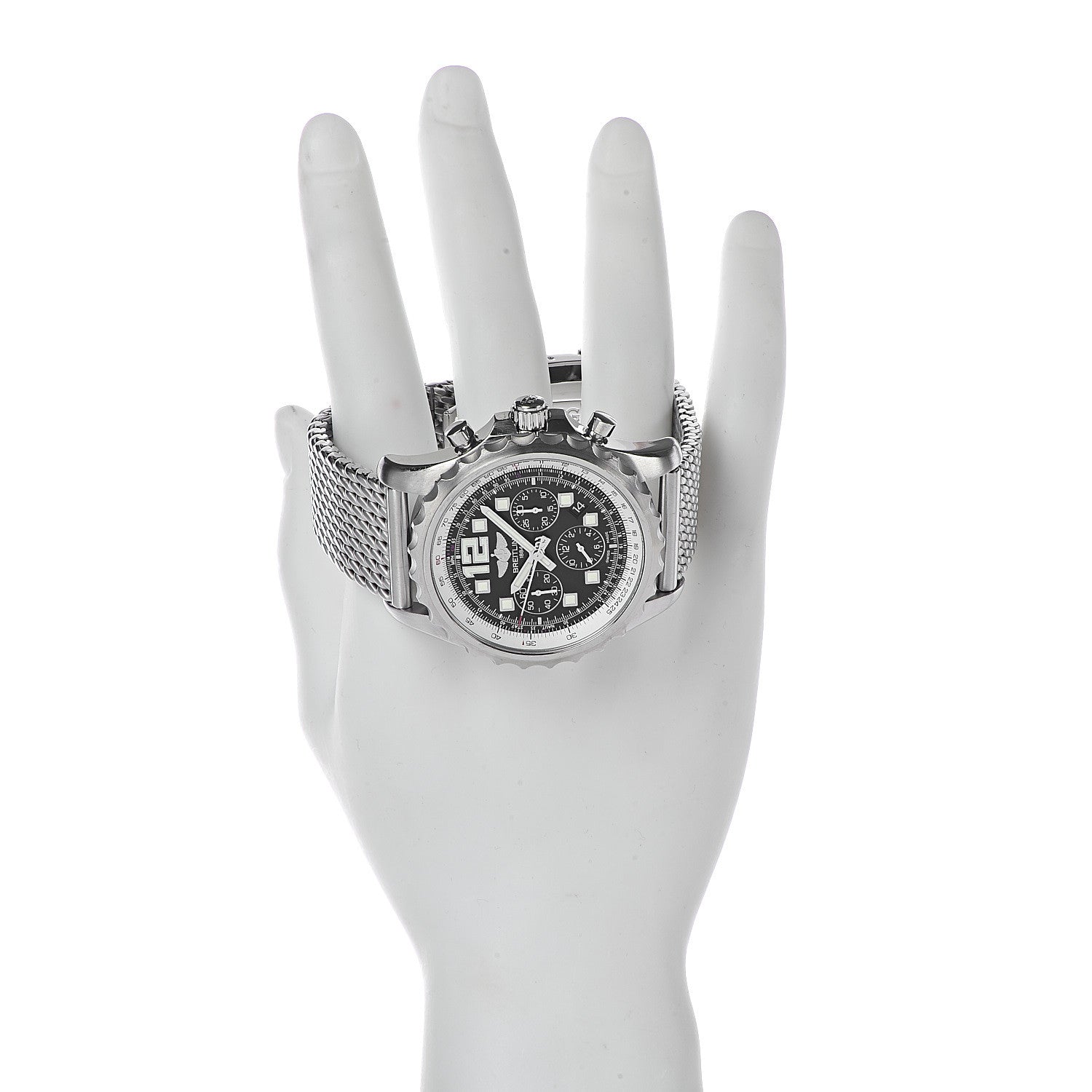 Breitling Stainless Steel 46mm Chronospace Chronograph Automatic Watch Black A23360 2 of 6