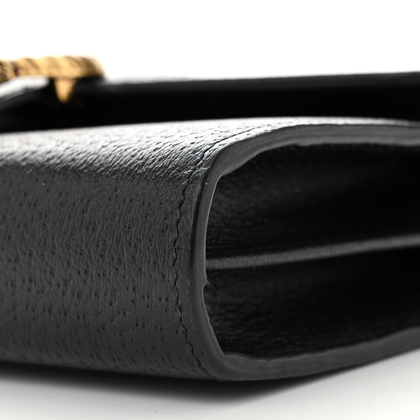 Calfskin Web Mini Dionysus Chain Wallet Black