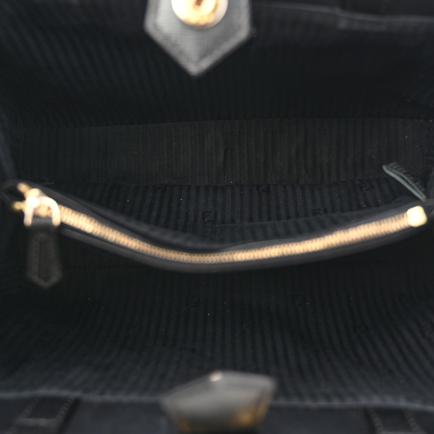 Fendi Vitello Elite Petite 2Jours Tote Black 5 of 12
