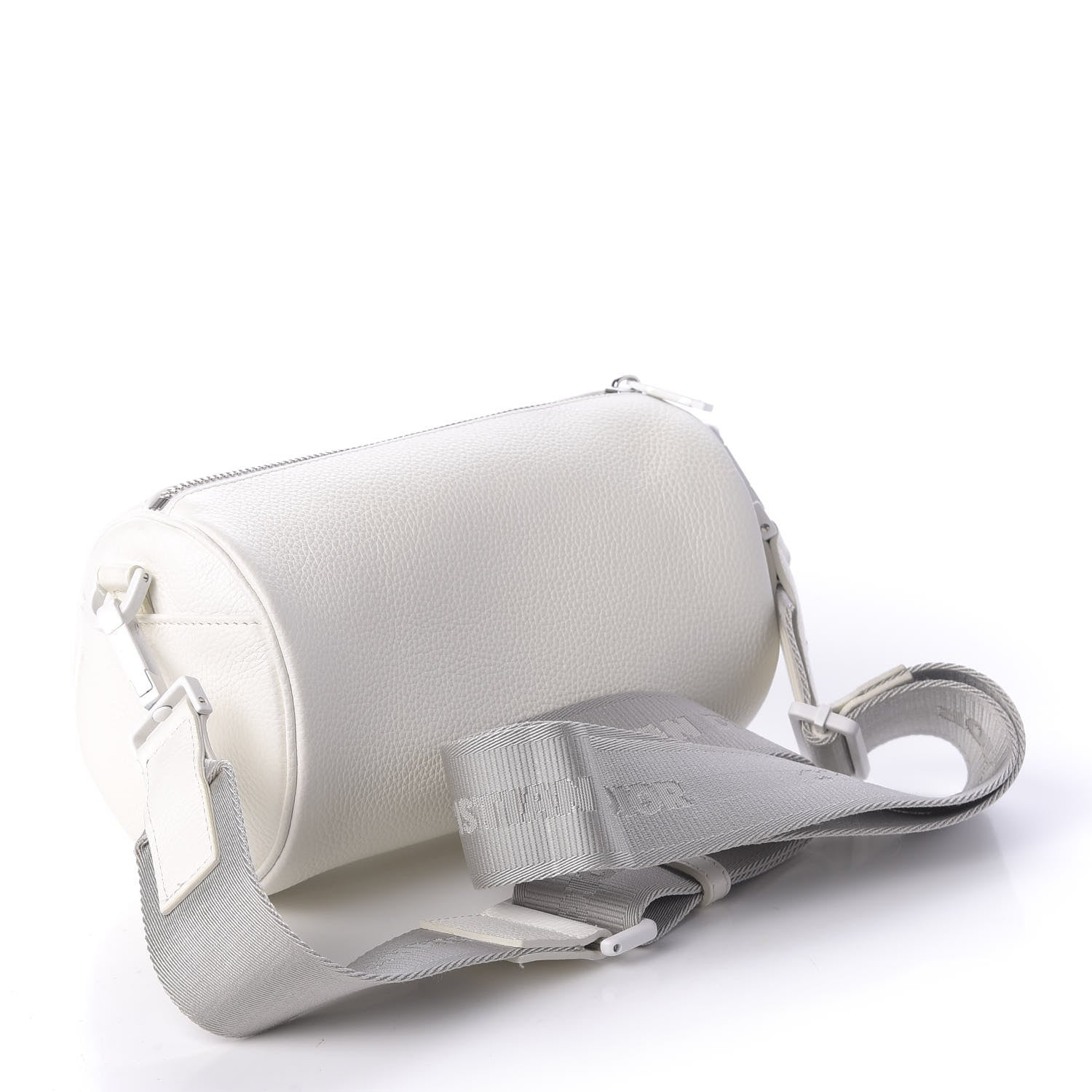 Christian Dior X DANIEL ARSHAM Grained Calfskin Mens Roller Bag White 3 of 10