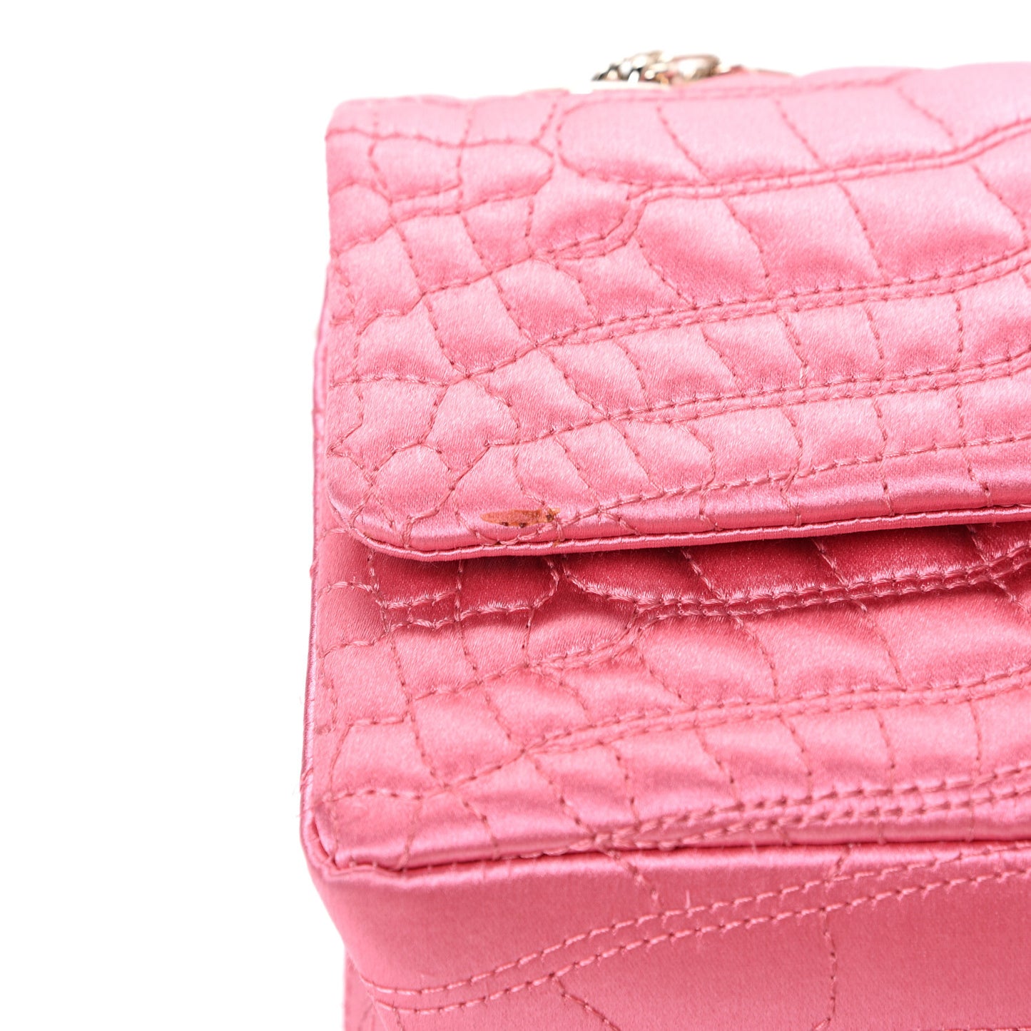 Satin Coco's Croc 2.55 Reissue East West Flap Pink