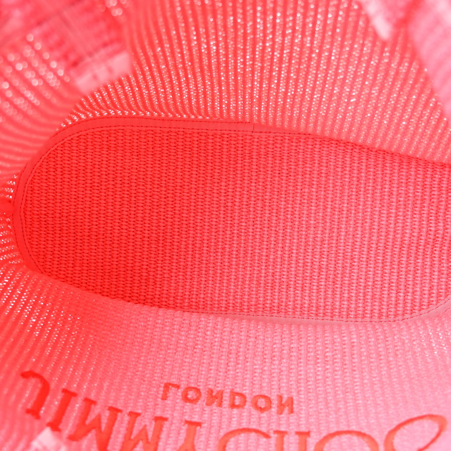 Raffia London Logo Beach Tote Pink