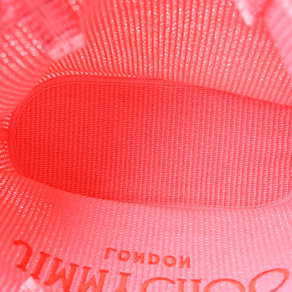 Jimmy Choo Raffia London Logo Beach Tote Pink 5 of 9
