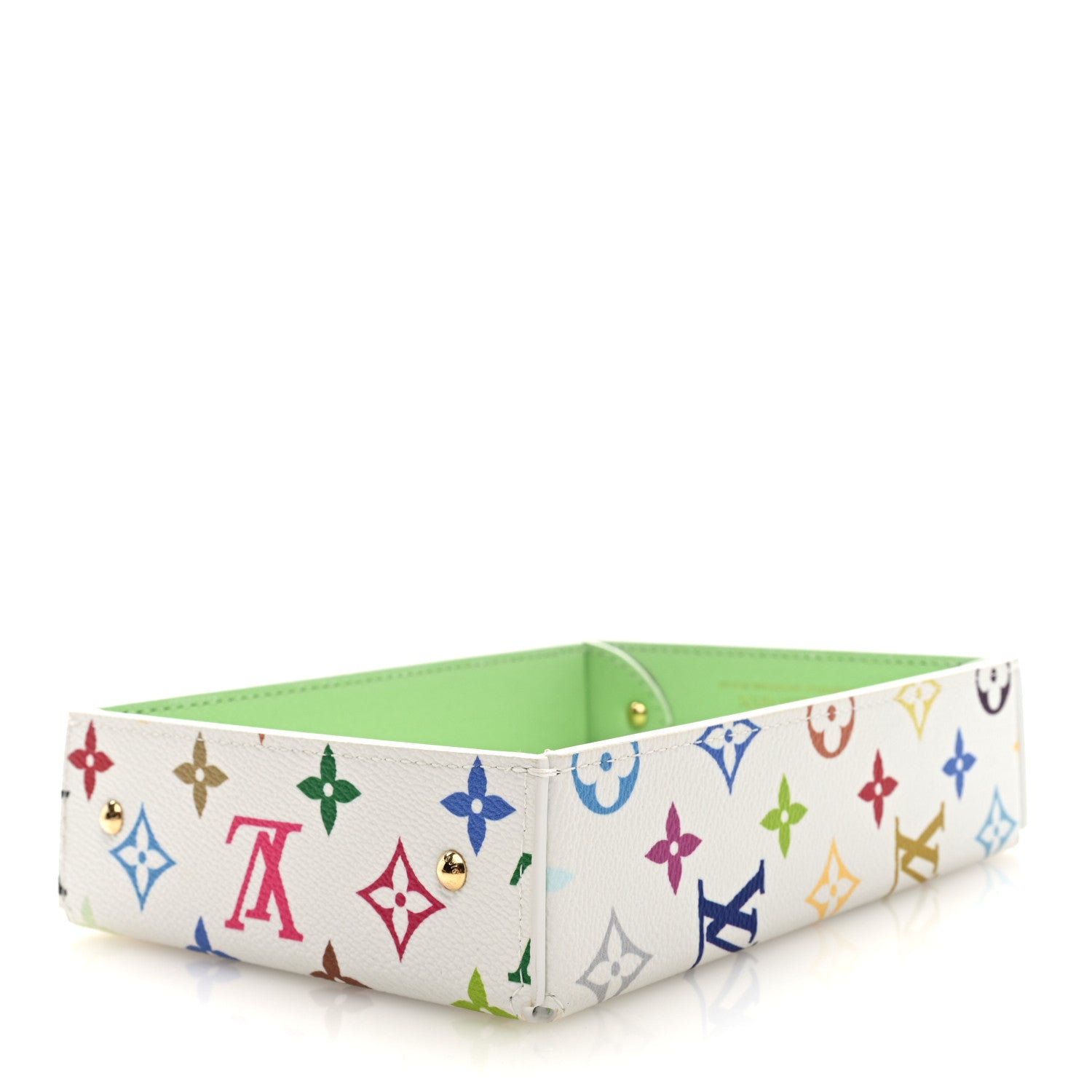 Louis Vuitton LV X TM Monogram Multicolor Georges Desk Tray PM White 3 of 6