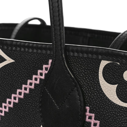Louis Vuitton Empreinte Monogram Giant Broderies Neverfull MM Black 10 of 11