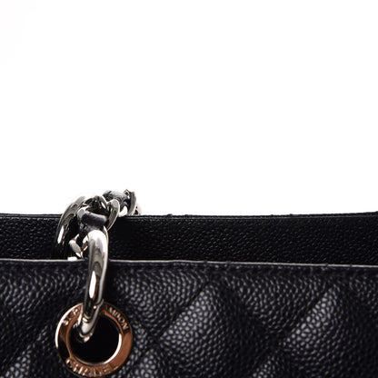 Chanel Caviar Quilted Grand Shopping Tote GST Black 10 of 12