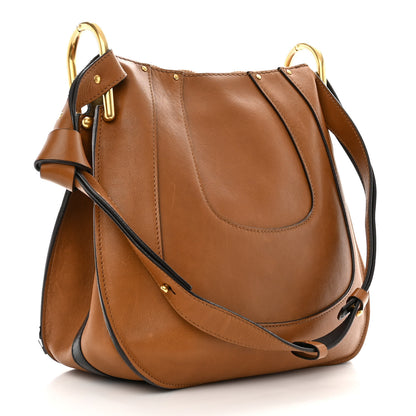 Chloe Grained Calfskin Small Hayley Hobo Nut 3 of 15