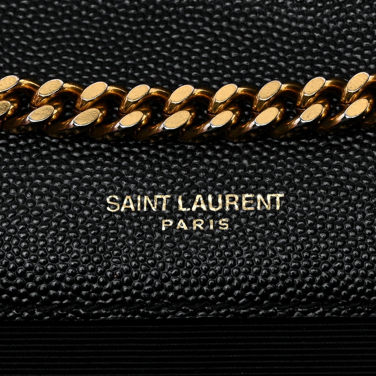 Saint Laurent Grain De Poudre Textured Mixed Matelasse Triquilt Small Monogram Satchel Black 6 of 11