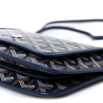 Goyard Goyardine Plumet Wallet Clutch Navy 10 of 10