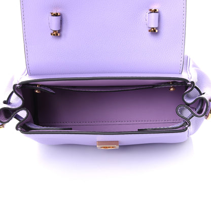 Versace Calfskin Medusa Small Top Handle Handbag Lilac 4 of 4