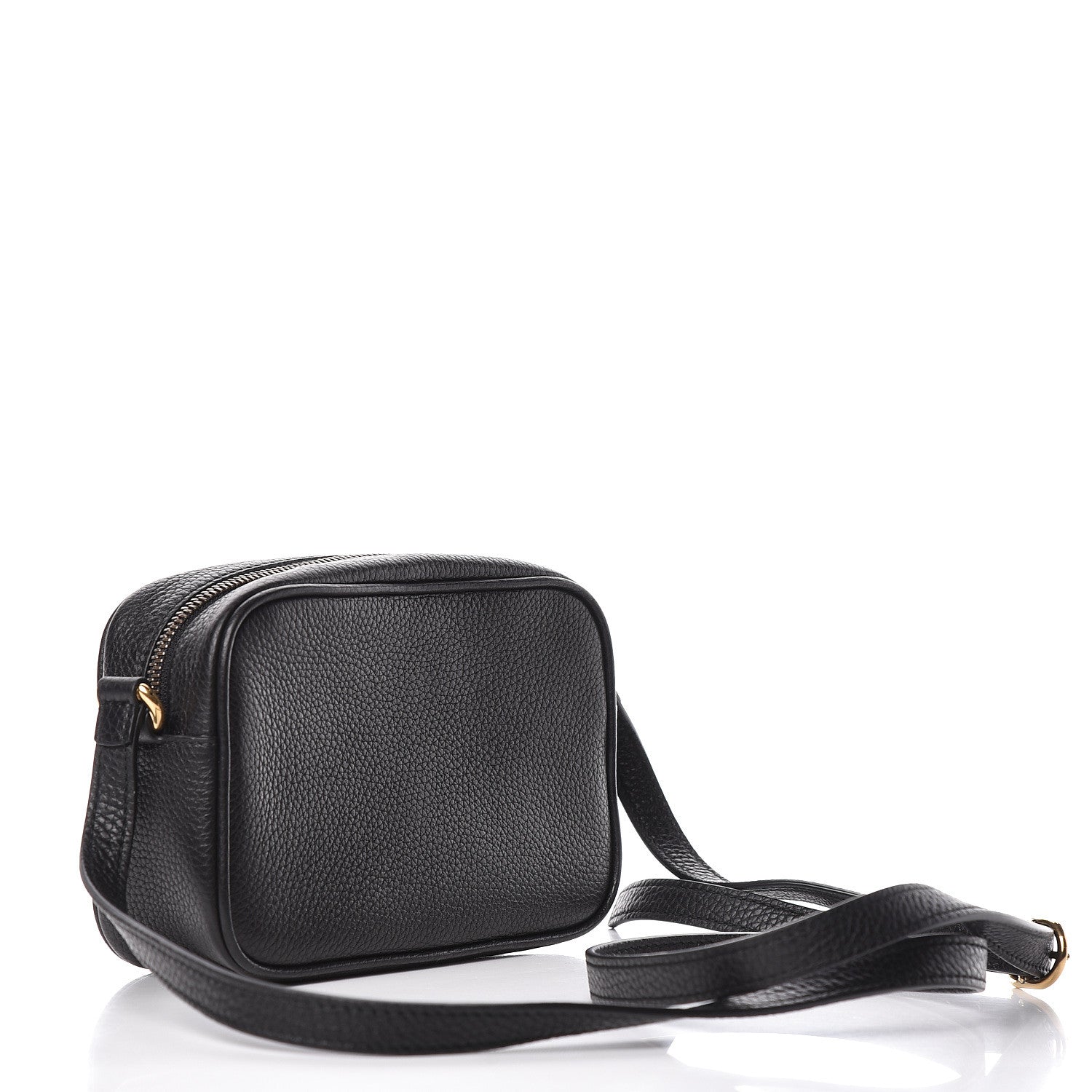 Gucci Pebbled Calfskin Mini Soho Disco Bag Black 3 of 11