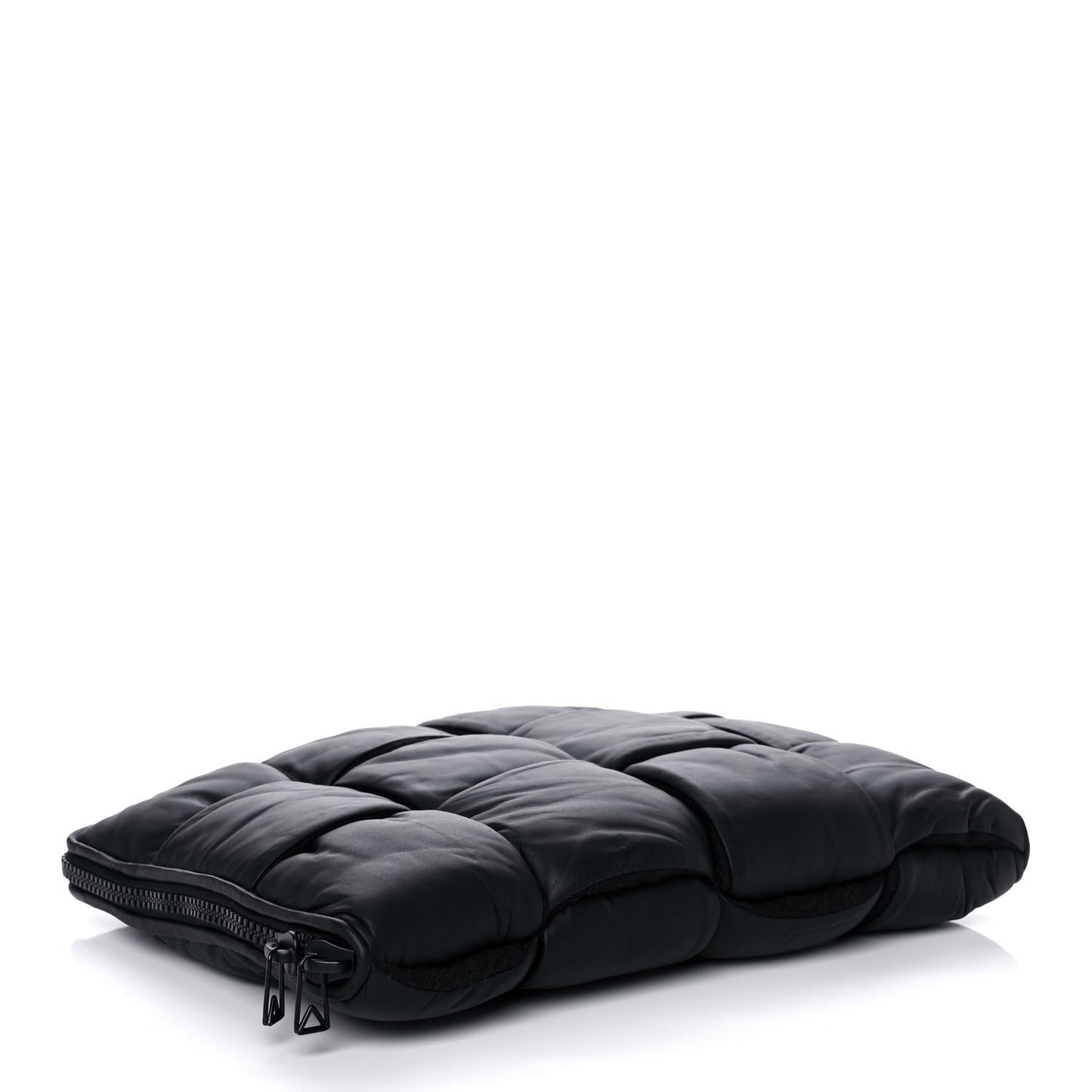 Calfskin Maxi Intrecciato Puffy Laptop Pouch Camping