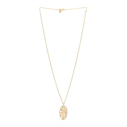 Roberto Coin 18K Yellow Gold Diamond Enamel Bollicine Pendant Necklace White 3 of 4