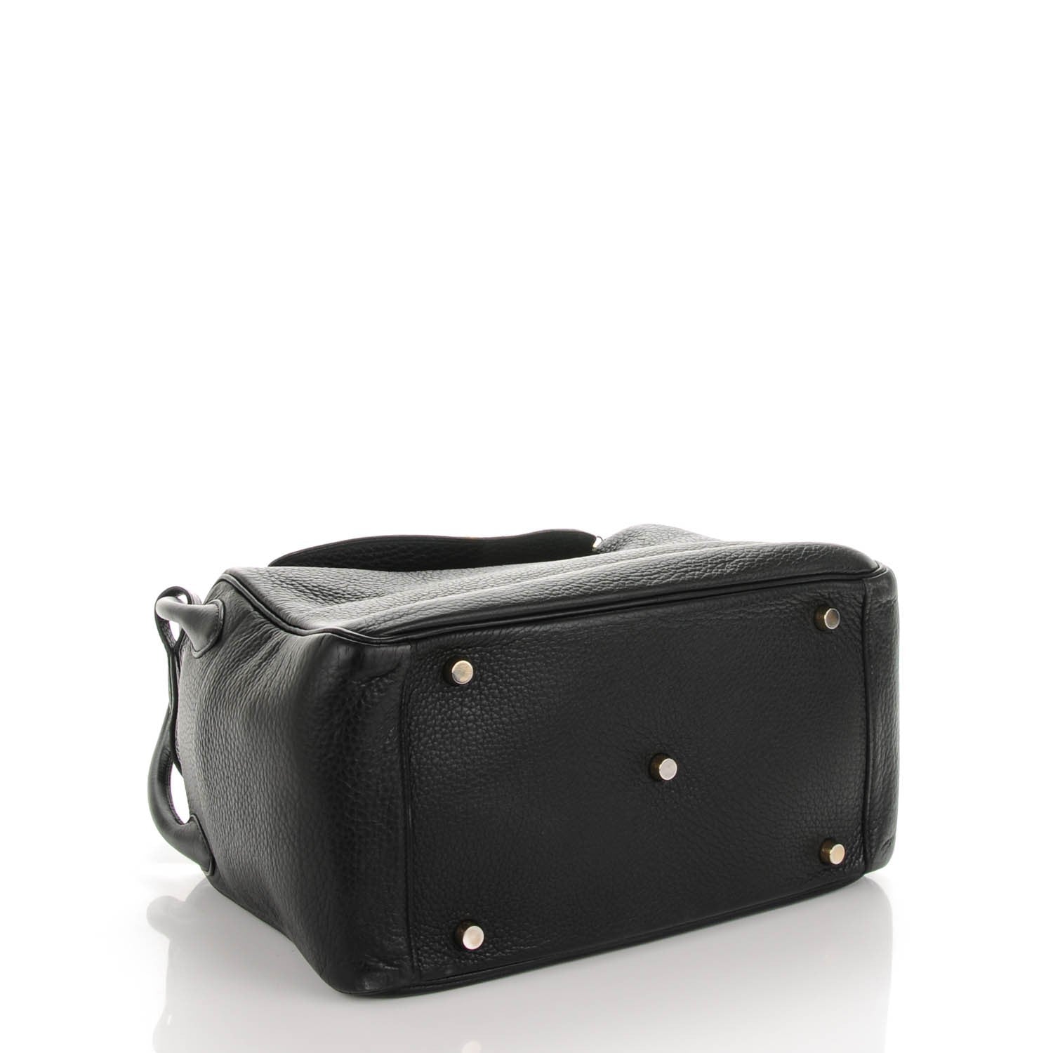 Hermes Taurillon Clemence Lindy 30 Black 4 of 8
