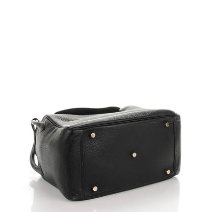 Hermes Taurillon Clemence Lindy 30 Black 4 of 8