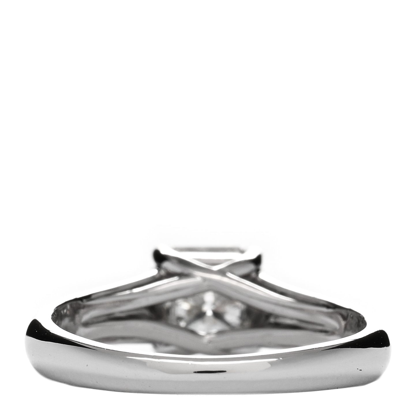 Platinum Diamond 1.10ct Solitaire Lucida Engagement Ring 50 5.5