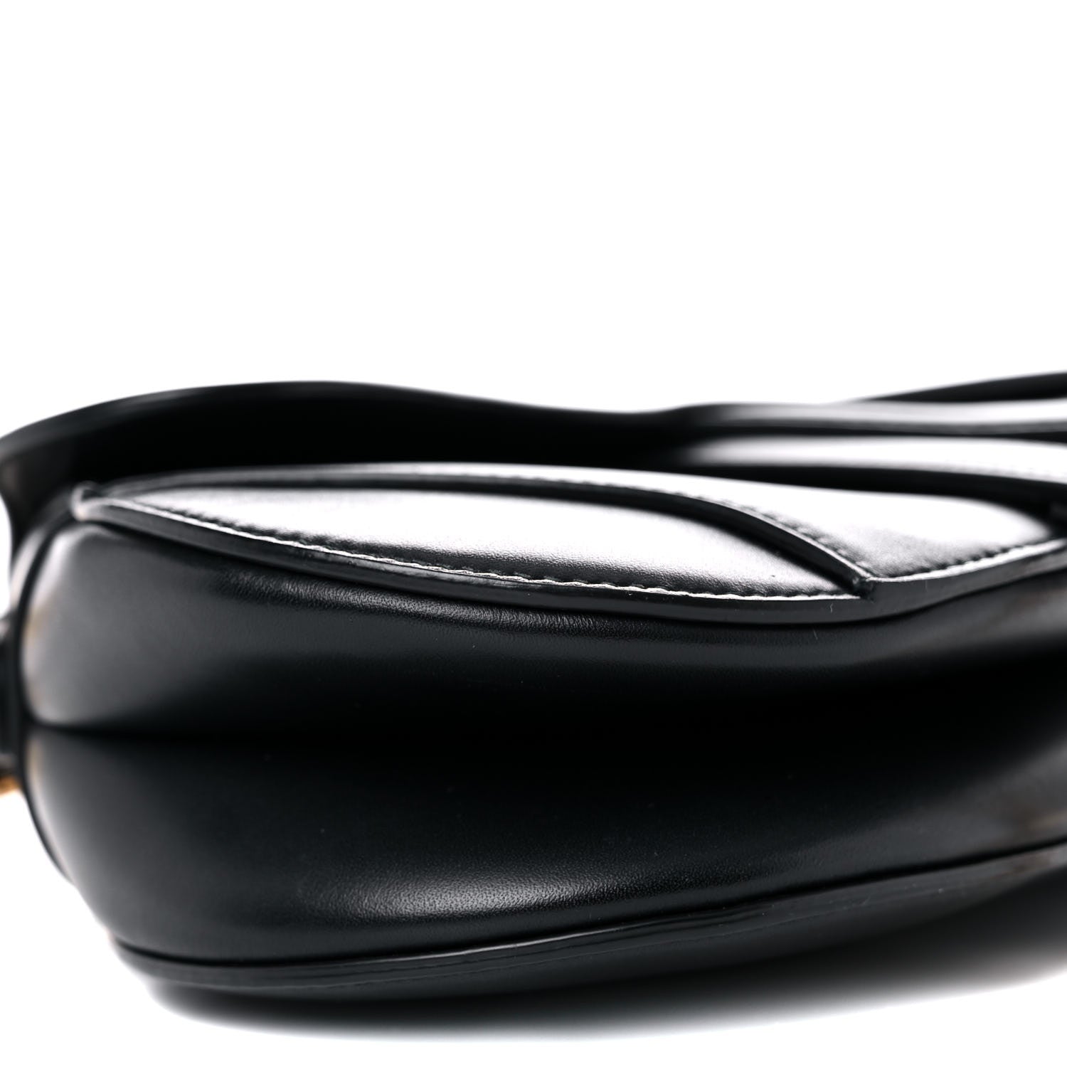 Christian Dior Calfskin Mini Saddle Bag Black 6 of 11
