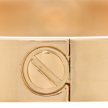 Cartier 18K Yellow Gold 4 Diamond LOVE Bracelet 17 4 of 6