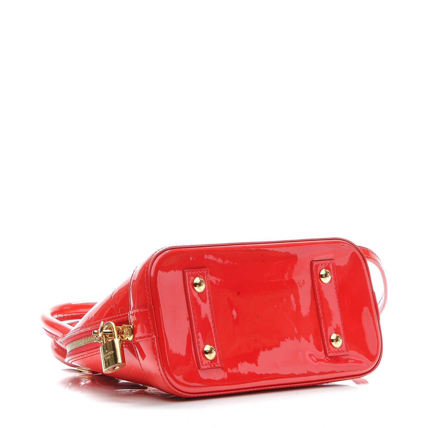 Louis Vuitton Vernis Alma BB Cherry 4 of 13