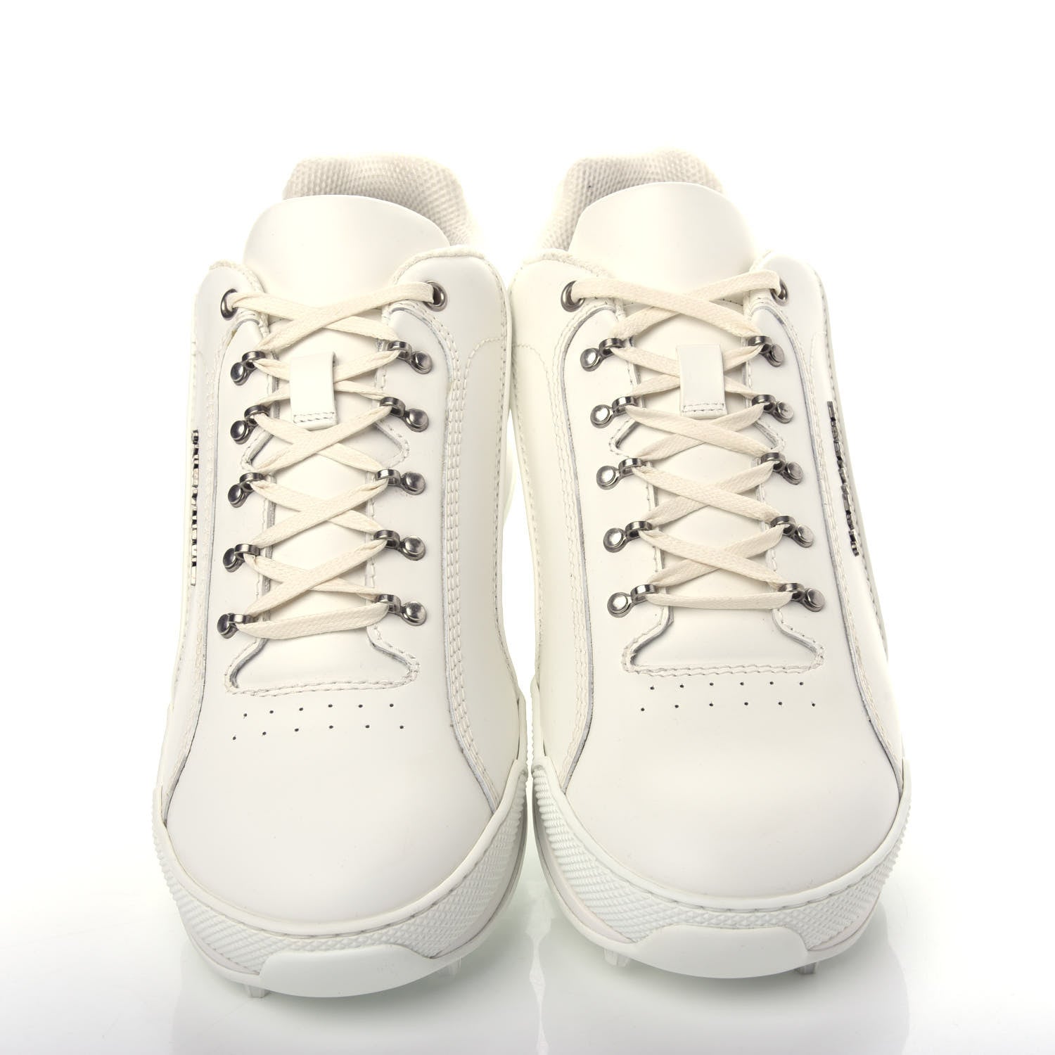 Saint Laurent Calfskin Jump Low Top Sneakers 42 White 5 of 11