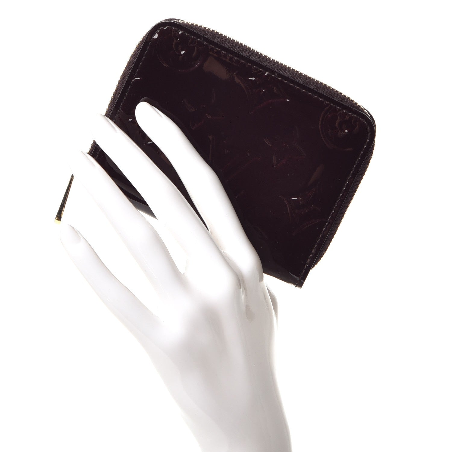 Louis Vuitton Vernis Zippy Coin Purse Wallet Amarante 2 of 2