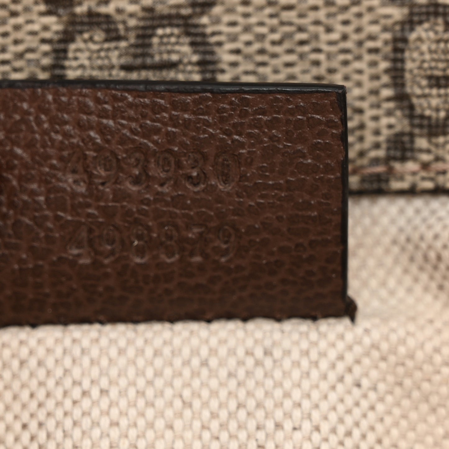 GG Supreme Monogram Neo Vintage Web Belt Bag Brown
