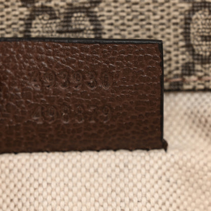 Gucci GG Supreme Monogram Neo Vintage Web Belt Bag Brown 6 of 10