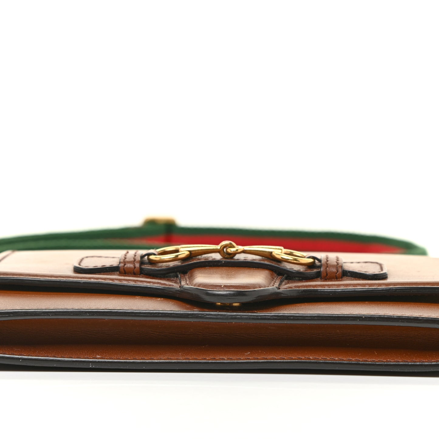 Calfskin Lady Web Convertible Wallet Cuir
