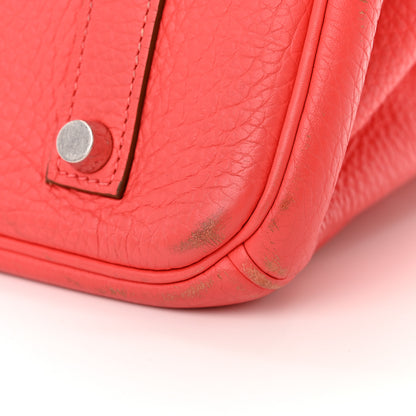 Hermes Taurillon Clemence Birkin 35 Rose Jaipur 24 of 30